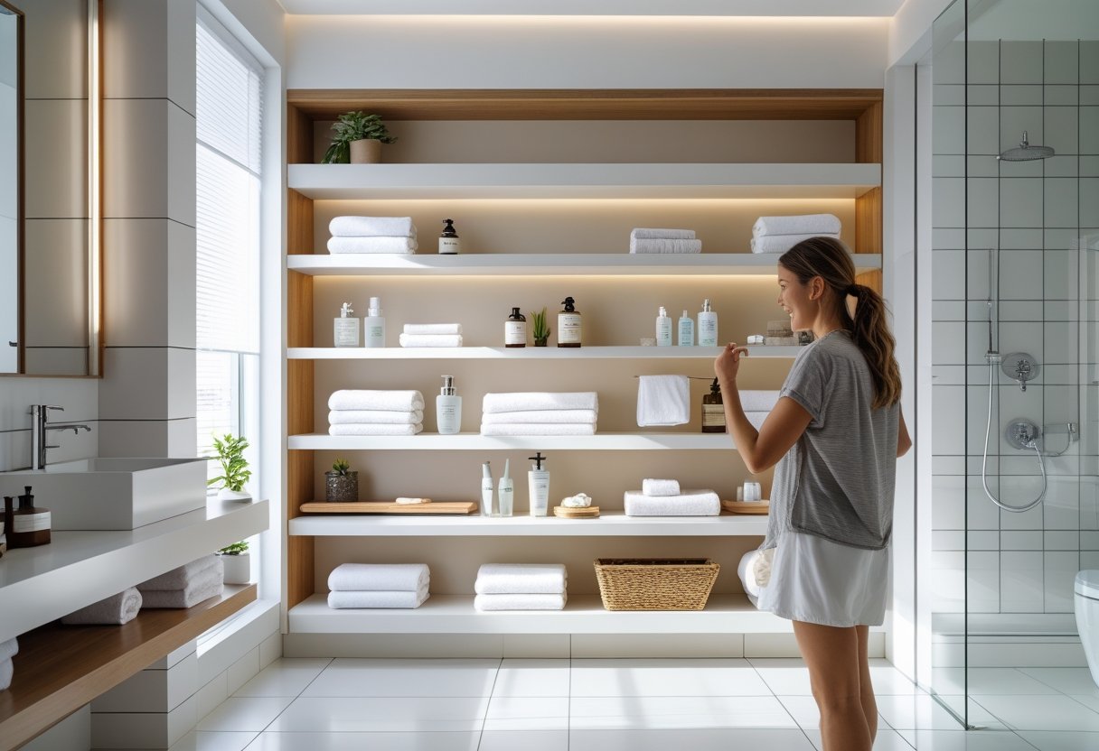 Sådan vælger du den perfekte badeværelseshylde til dit hjem